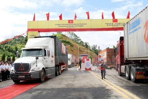  Abren vía especializada para transporte de mercancías en puerta fronteriza entre Vietnam y China