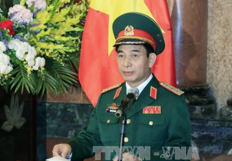 Jefe del Estado Mayor del Ejército Popular de Vietnam recibe a jefe militar camboyano