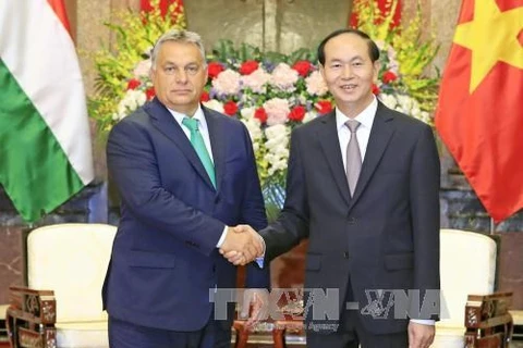 Presidente de Vietnam resalta nexos con Hungría