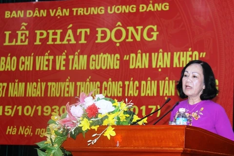 Lanzan en Vietnam concurso periodístico sobre ejemplos destacados de movilización masiva