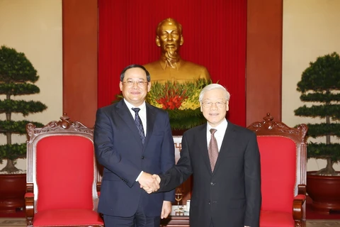 Máximo dirigente partidista de Vietnam reitera nexos con Laos