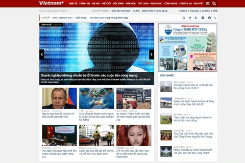 VietnamPlus figurará entre periódicos electrónicos de Vietnam con mayor público extranjero