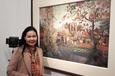 Exposición pictórica "Colores" resalta maravillas de Vietnam 
