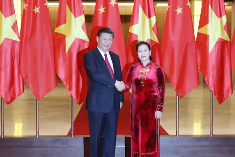 Presidenta del Parlamento de Vietnam se reúne con Xi Jinping