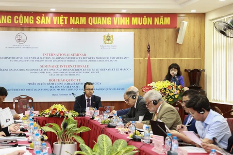 Vietnam y Marruecos comparten experiencias en descentralización administrativa