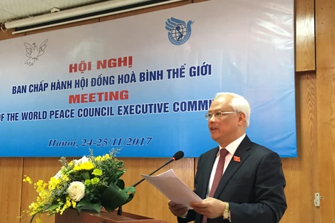 Celebran en Hanoi reunión del Comité Ejecutivo del Consejo Mundial de la Paz