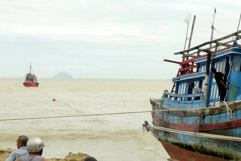Fuerzas de guardia fronteriza de provincia vietnamita fomenta respaldo a pescadores 