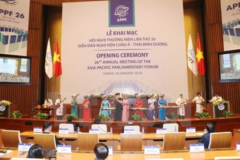 Presidenta del Parlamento vietnamita revisa preparativos de APPF-26 