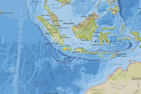 Terremoto de 6,4 grados Richter sacude capital de Indonesia