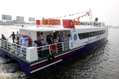 Inauguran nueva línea de barcos expresos Ciudad Ho Chi Minh - Vung Tau