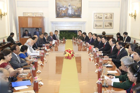 Presidente vietnamita se reúne con premier indio
