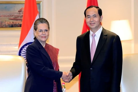 Presidente de Vietnam mantiene encuentros con dirigentes y funcionarios de la India