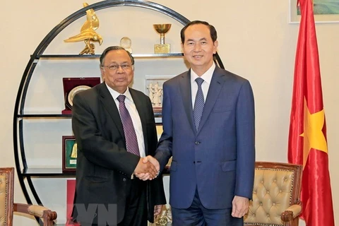 Presidente de Vietnam inicia sus primeras actividades en Bangladesh