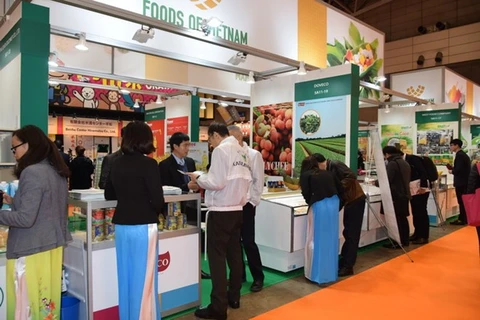 Productos vietnamitas acaparan atención de visitantes en Foodex 2018 en Japón