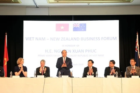 Premier vietnamita interviene en Foro Empresarial con Nueva Zelanda