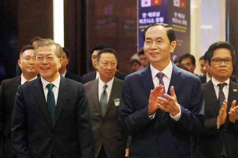 Relaciones Vietnam-Sudcorea dependen del dinamismo de las empresas, afirma presidente Dai Quang 