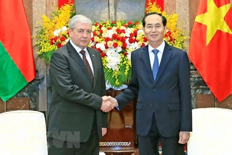 Presidente de Vietnam aplaude cooperación con Bielorrusia