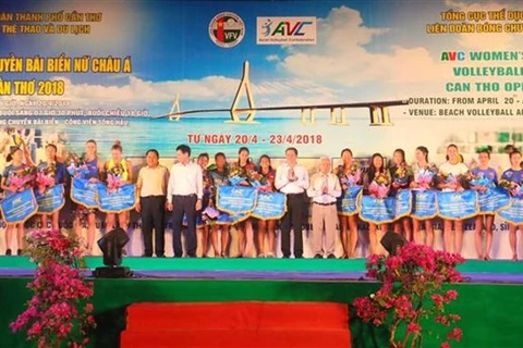 Inician en Vietnam el Torneo femenino asiático de voleibol de playa 2018