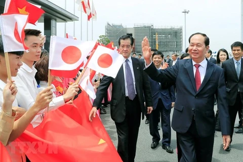 Presidente de Vietnam visita prefectura japonesa Gunma 