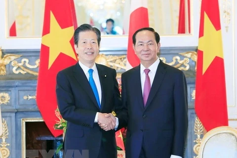 Presidente vietnamita se reúne con el titular del Partido Komei de Japón