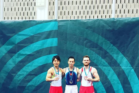 Gimnastas vietnamitas conquistan medallas de oro en Copa Mundial