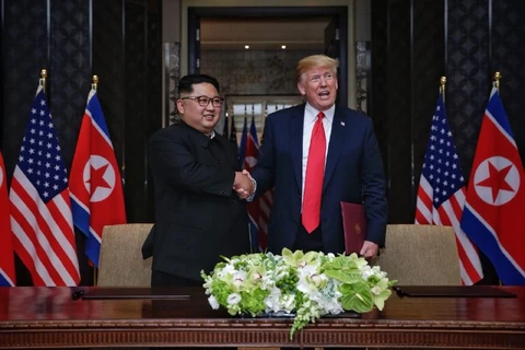 Concluye histórico encuentro entre Donald Trump y Kim Jong-un 