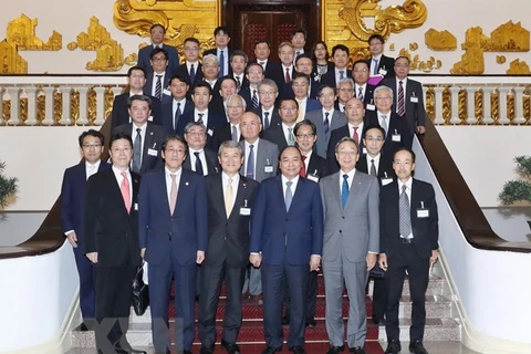Premier vietnamita destaca aportes de federación económica japonesa Keidanren a nexos bilaterales