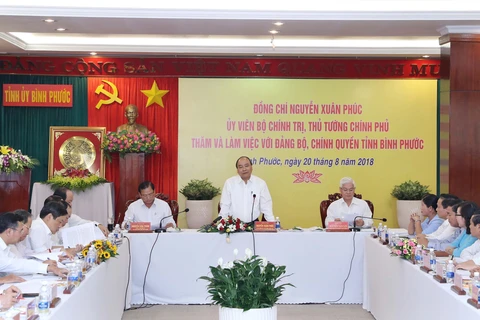 Premier de Vietnam insta a provincia de Binh Phuoc a desarrollar sector privado 