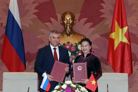 Vietnam y Rusia establecen comité de cooperación interparlamentaria bilateral 