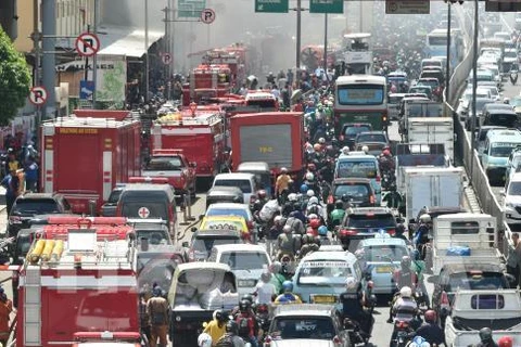 Indonesia sufre pérdidas millonarias por congestión de tráfico en Yakarta 