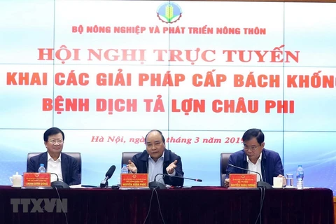 Urge premier vietnamita a desplegar medidas drásticas contra la peste porcina africana 
