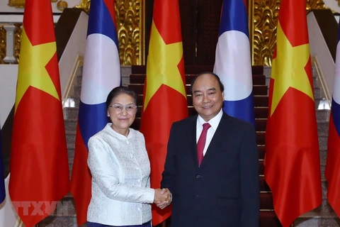Recibe premier vietnamita a presidenta de Asamblea Nacional de Laos