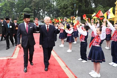 Emiten Vietnam y Brunei Declaración Conjunta sobre Establecimiento de Asociación Integral