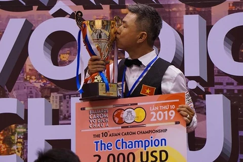 Gana jugador vietnamita Campeonato Asiático de Billar Carambola de una banda