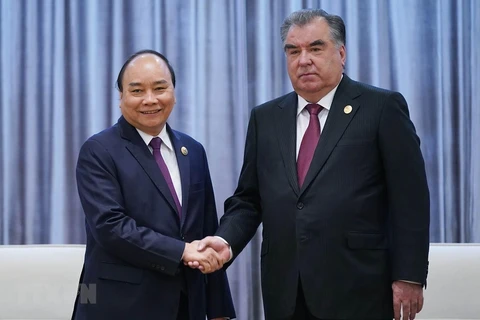 Premier vietnamita se reúne con presidente de Tayikistán en Beijing