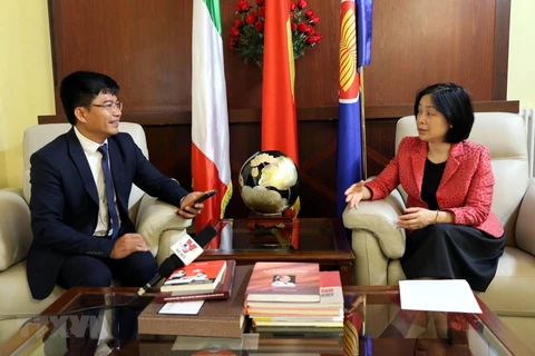 Embajadora de Vietnam en Italia destaca positivo desarrollo de los nexos entre ambos países 