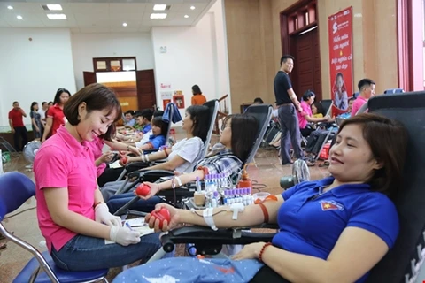 Celebra provincia vietnamita de Lai Chau programa de donación de sangre