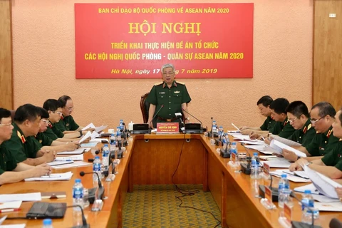 Se prepara el Ministerio de Defensa de Vietnam para el año ASEAN 2020