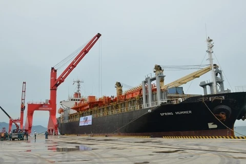 Recibe puerto en provincia vietnamita de Binh Thuan primer barco extranjero