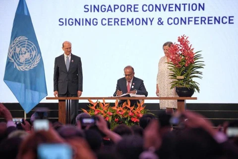 Firman en Singapur convención sobre la mediación