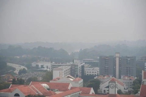 Calidad de aire en Singapur resulta insegura para salud humana por incendios en Indonesia 