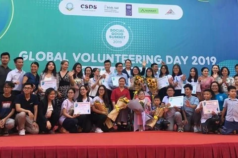 Participan jóvenes nacionales y extranjeros en Festival Mundial del Voluntariado en Vietnam