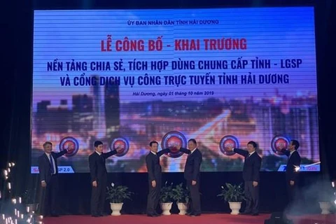 Lanza provincia vietnamita de Hai Duong plataforma de servicio gubernamental