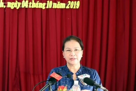 Contacta Presidenta del Parlamento de Vietnam con electores de Can Tho