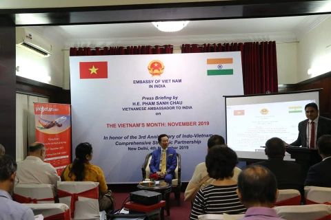 Anuncian docenas de actividades durante el “Mes de Vietnam” en India