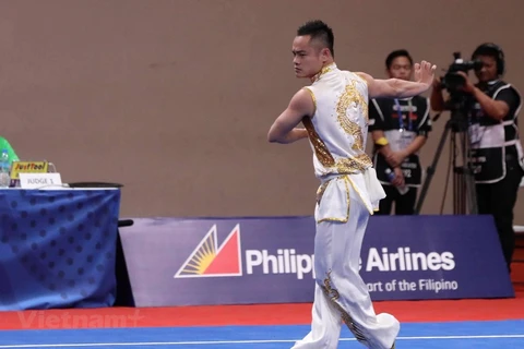 Abre tercera jornada de los SEA Games 30 con oro para Vietnam en Wushu