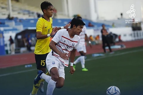 SEA Games 30: Selección sub22 de fútbol camboyana por primera vez entró a la semifinal 