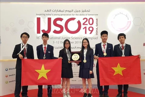 Logra Vietnam buenos resultados en Olimpiada Juvenil Internacional de Ciencias 2019