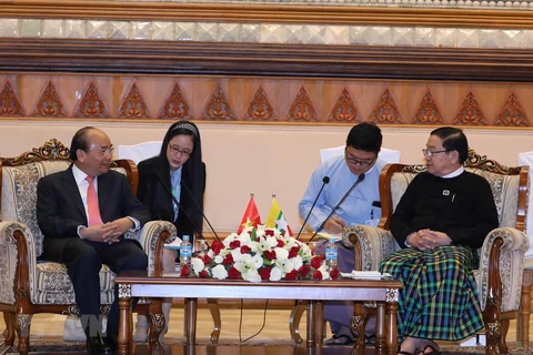 Primer ministro vietnamita se reunió con líder parlamentario de Myanmar