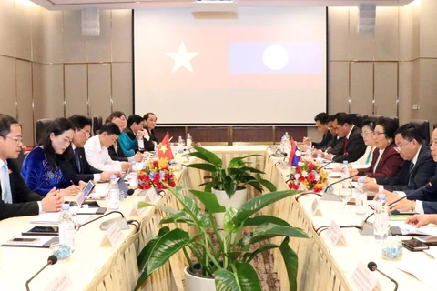Parlamentos de Vietnam y Laos impulsan cooperación en trabajo étnico